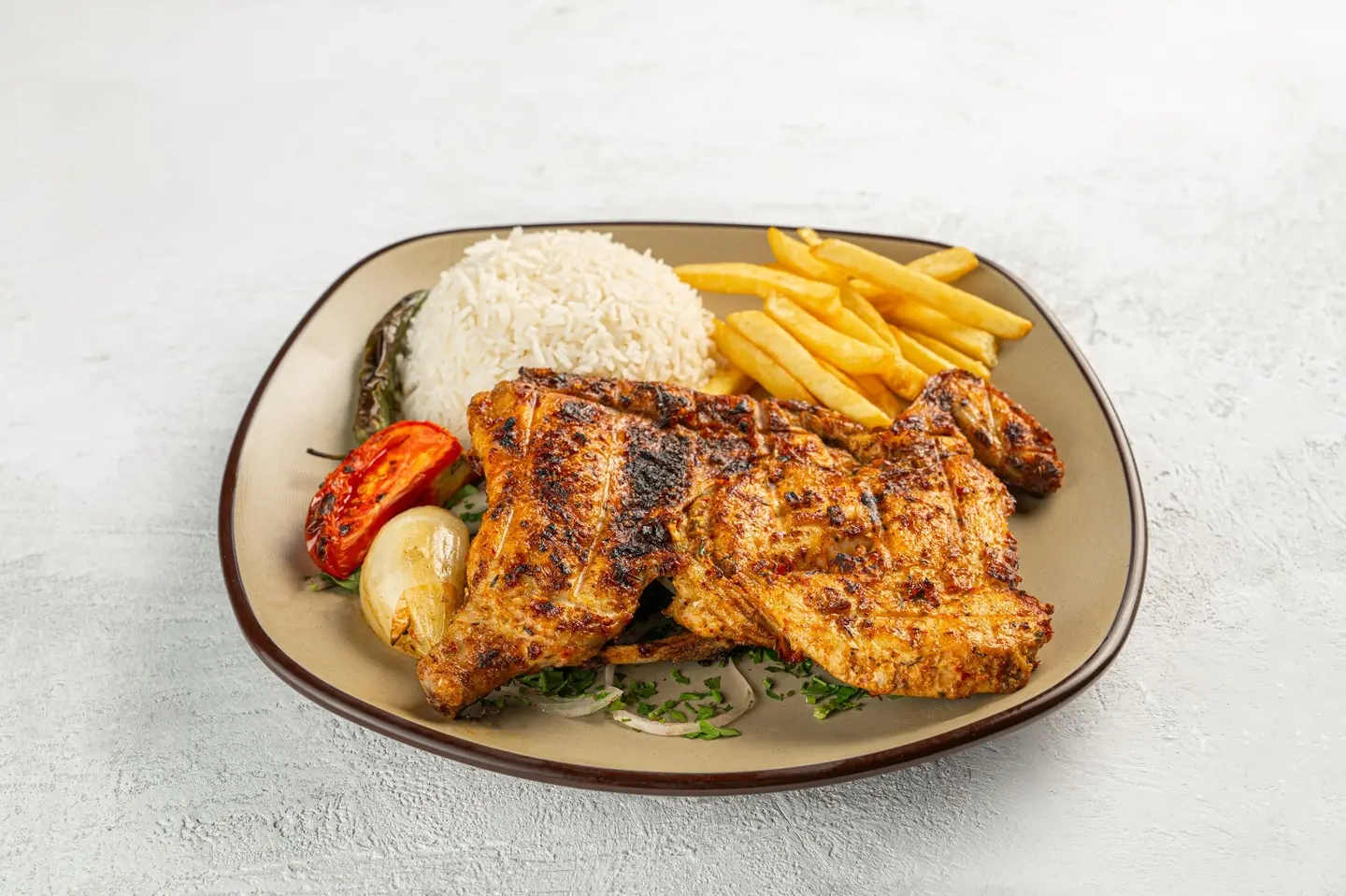 Half Chicken Bbq