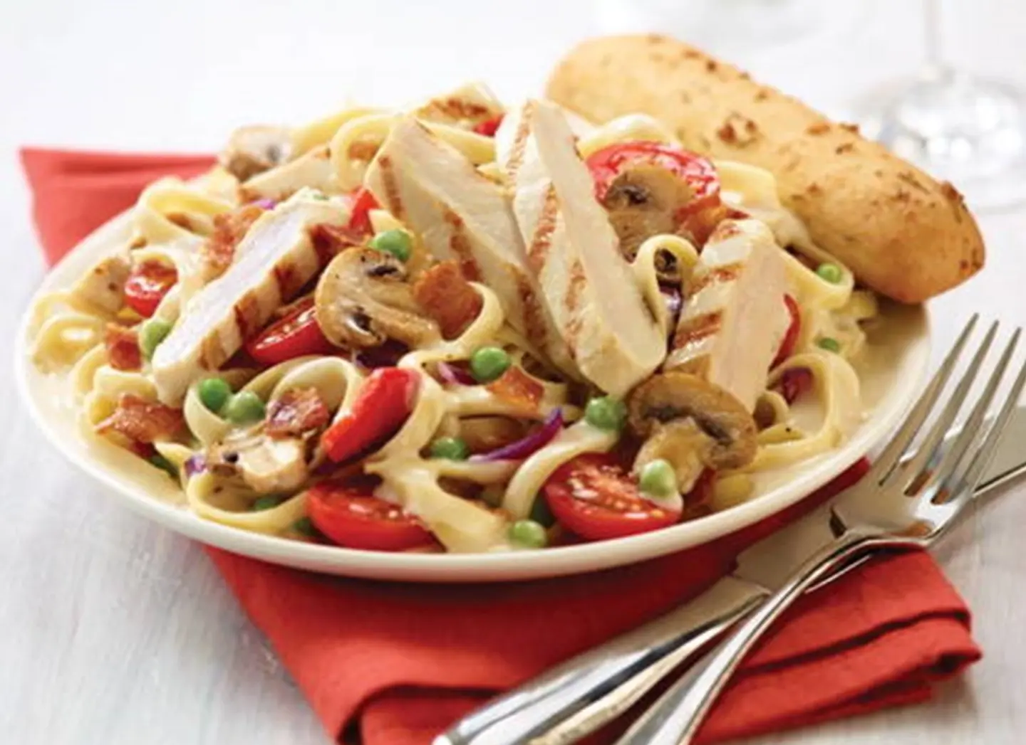 Chicken Fettucini Carbonara