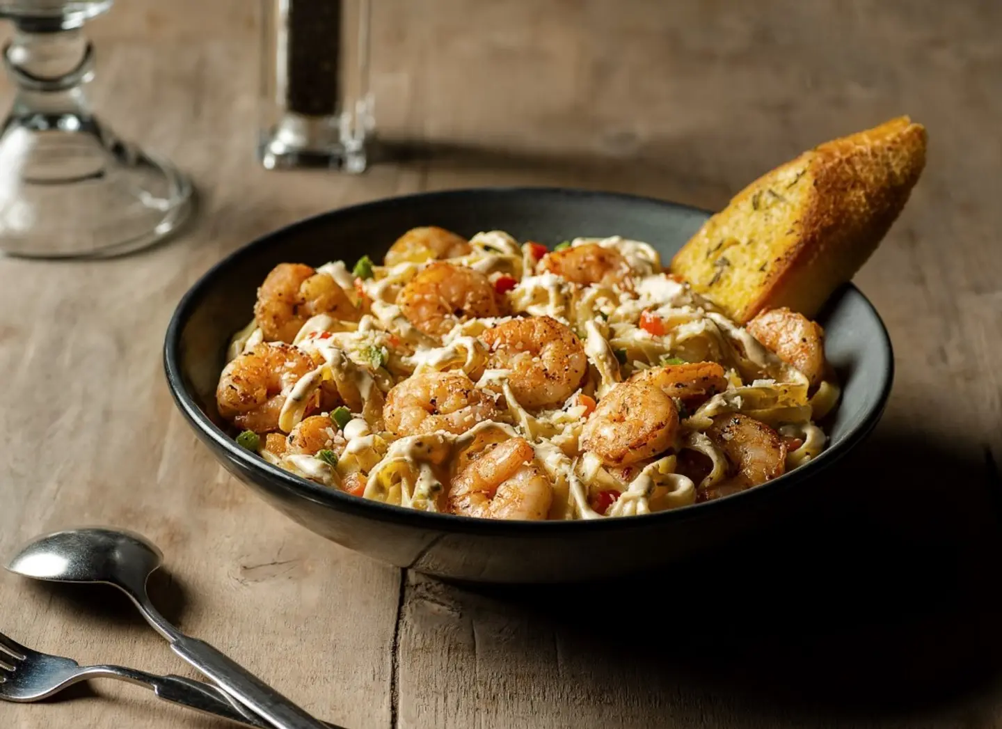 Cajun Shrimp Fettuccine