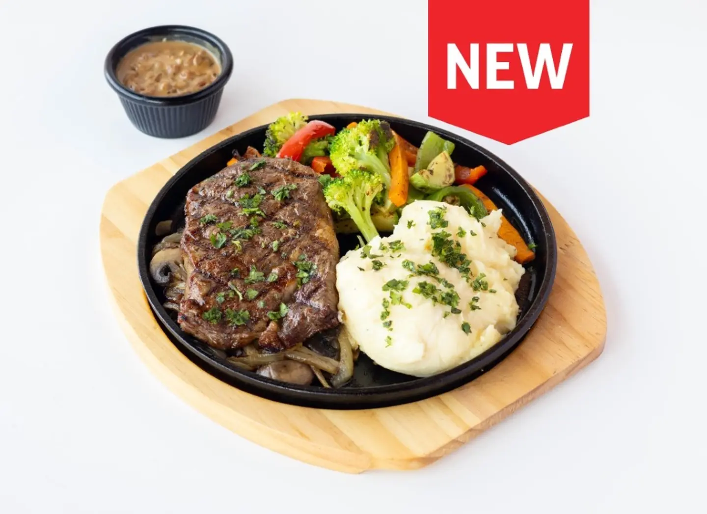 New Orleans Street Steak Sizzling Skillet