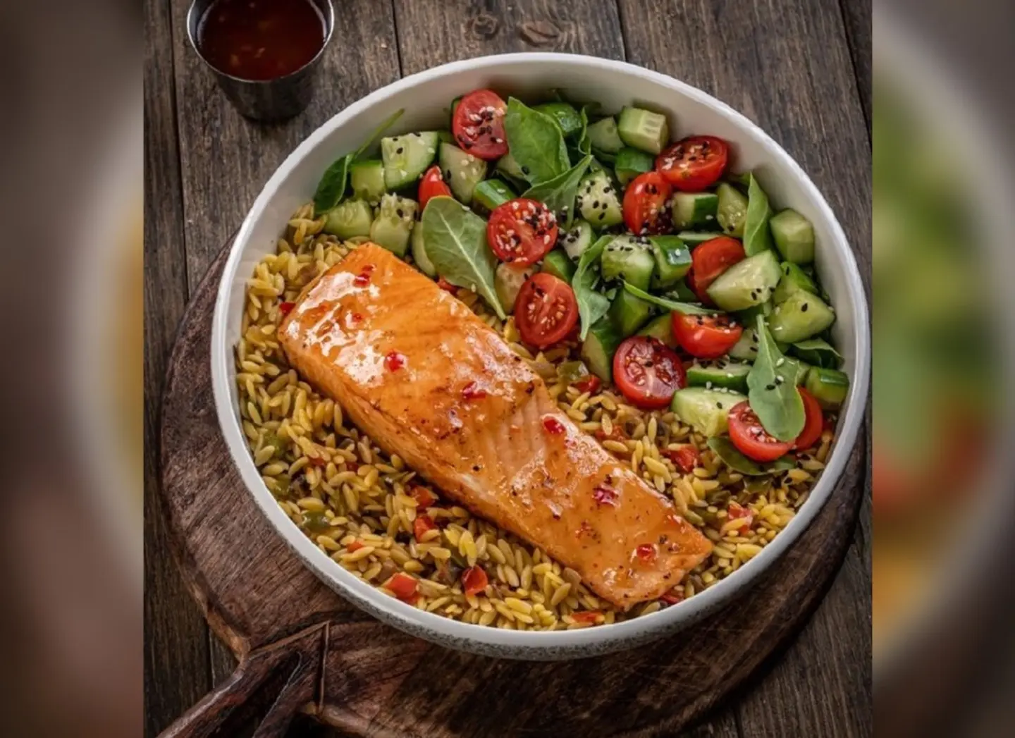 Firecracker Honey Salmon Bowl