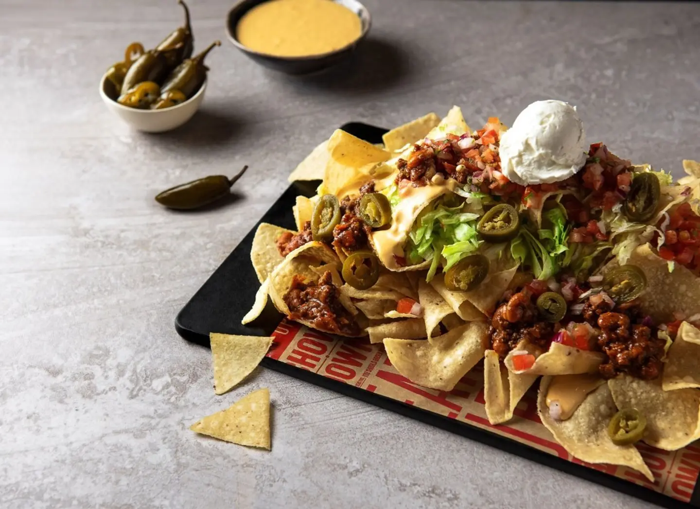 Half Chilli Cheese Nachos