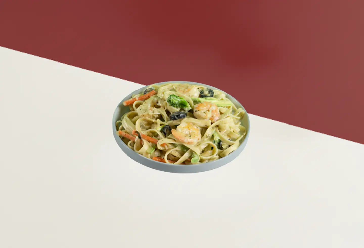 Creamy Pesto Shrimp Pasta