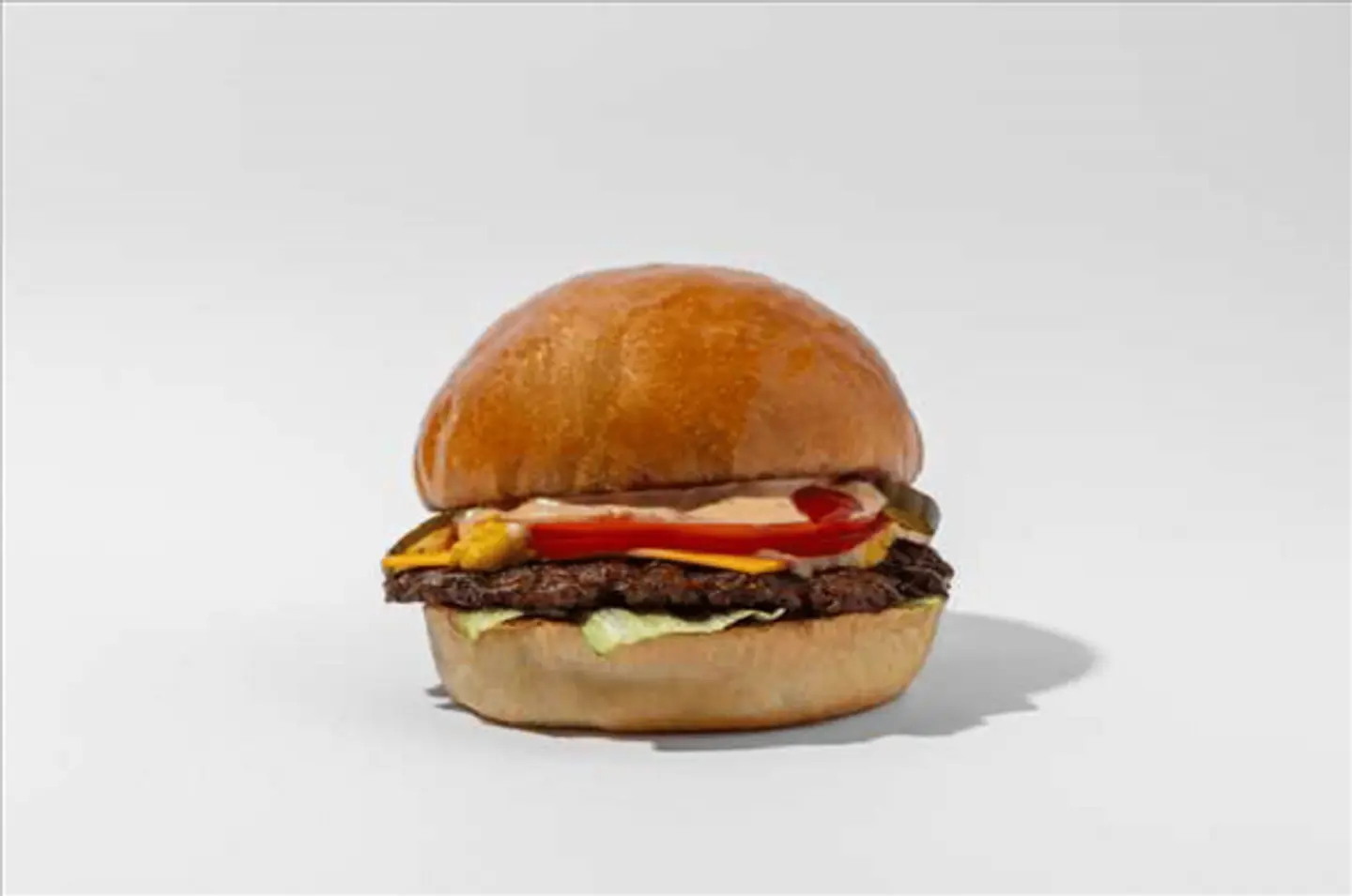 A Point S Burger Sandwich