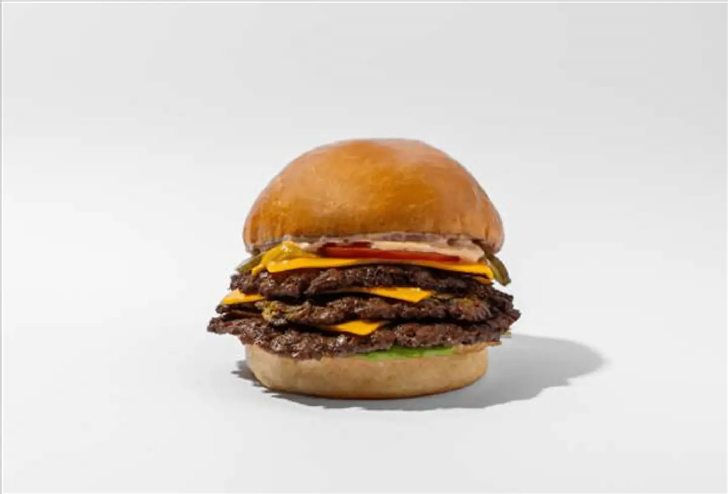 A Pt Tripple Burg Sandwich