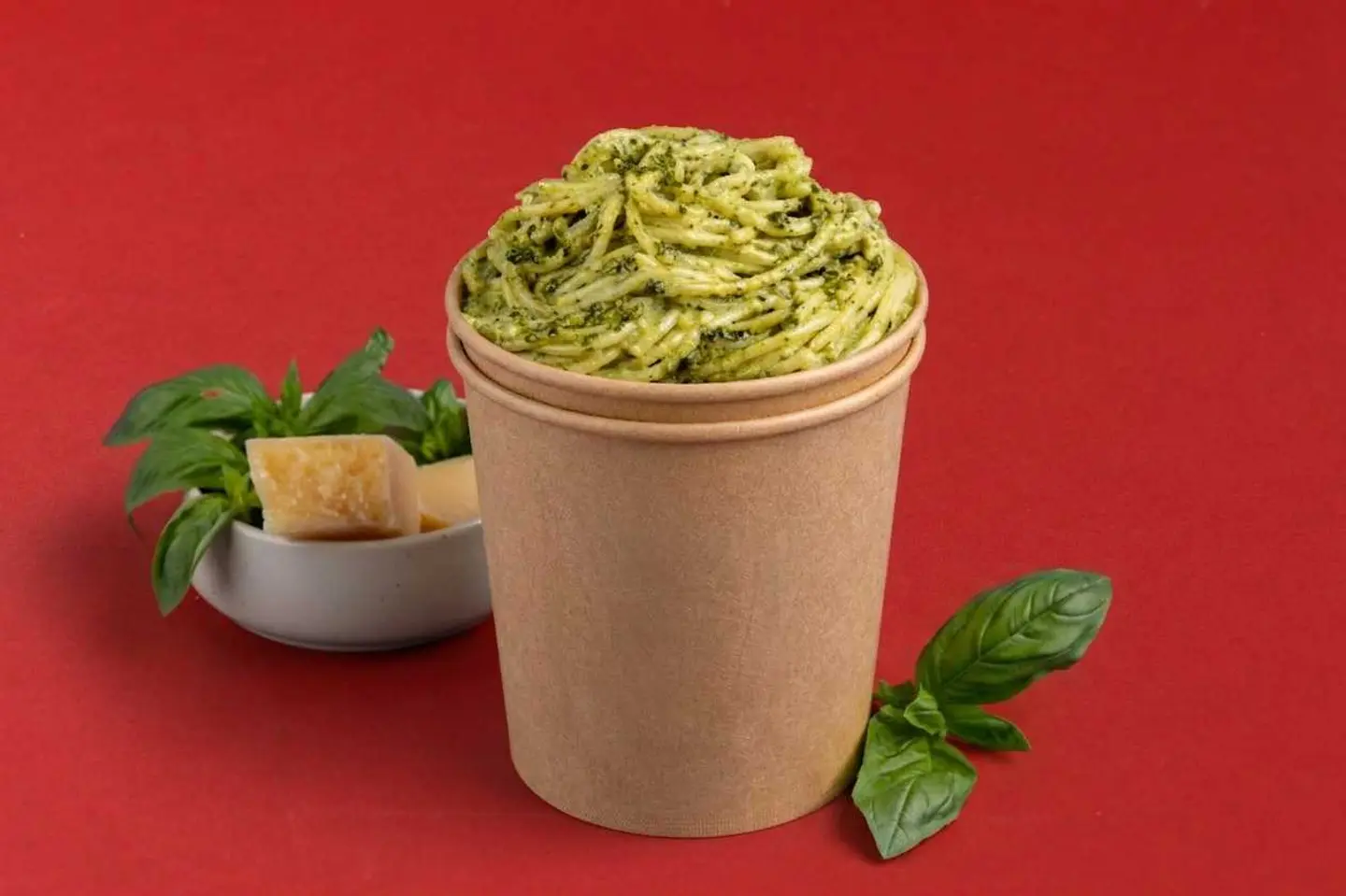Creamy Pesto Spaghetti