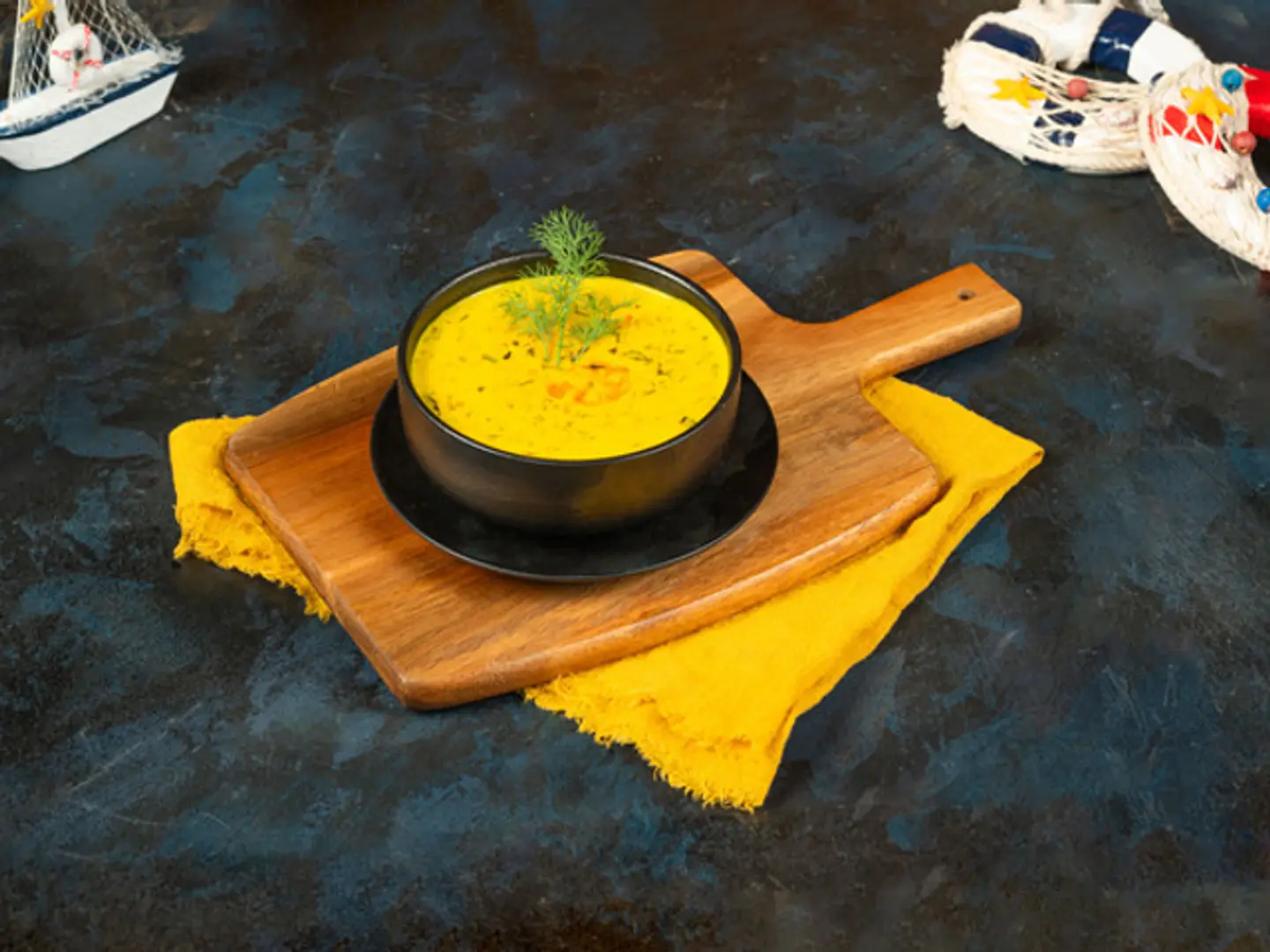 شوربة الجمبري بالكاري