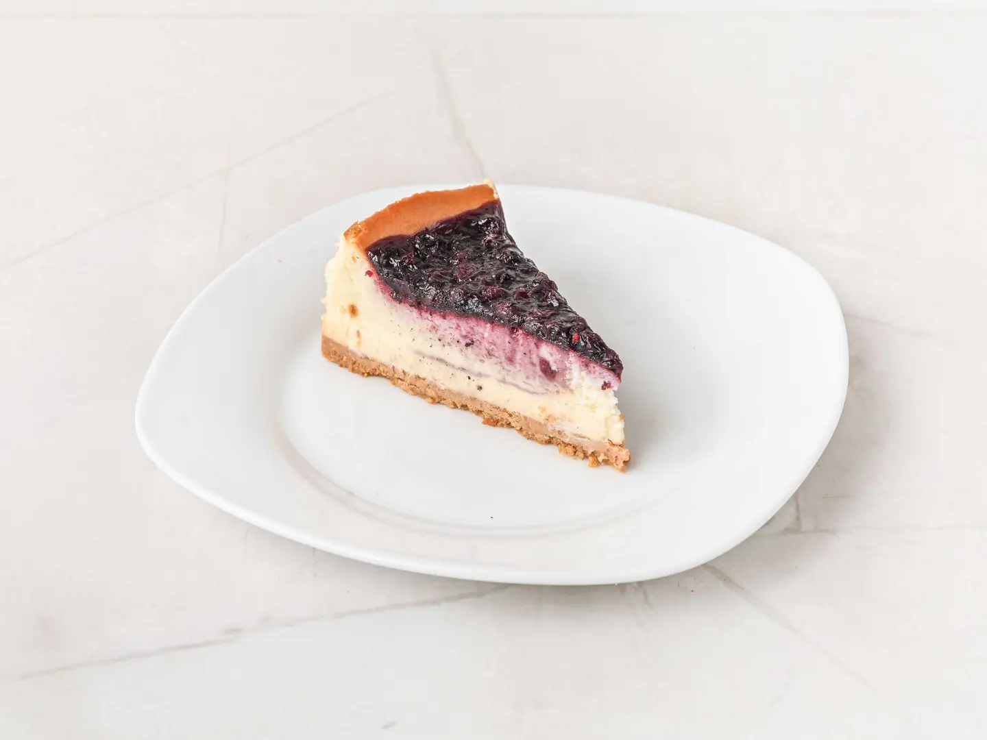 تشيز كيك توت ازرق