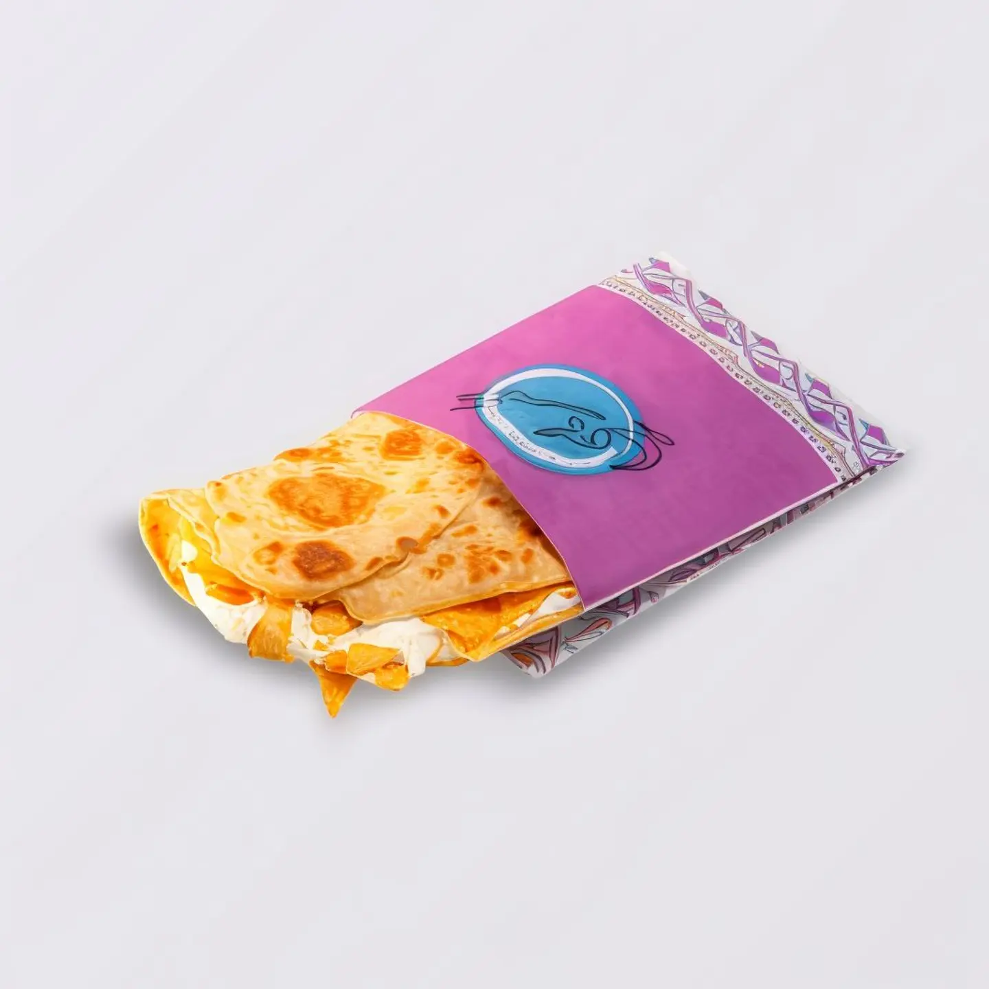 خبزه جبنة وشبس