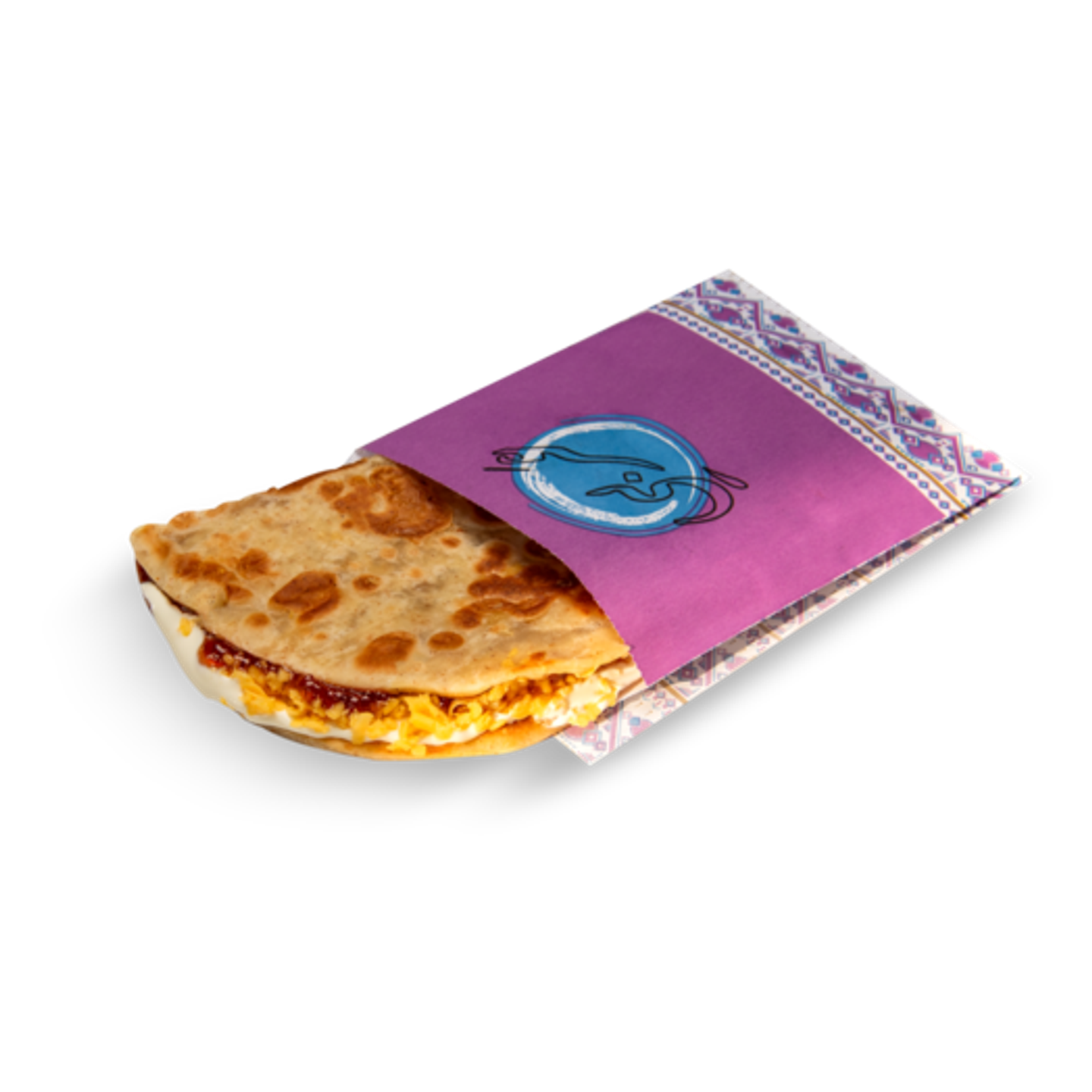 Double Cheese & Jam Bread Paratha