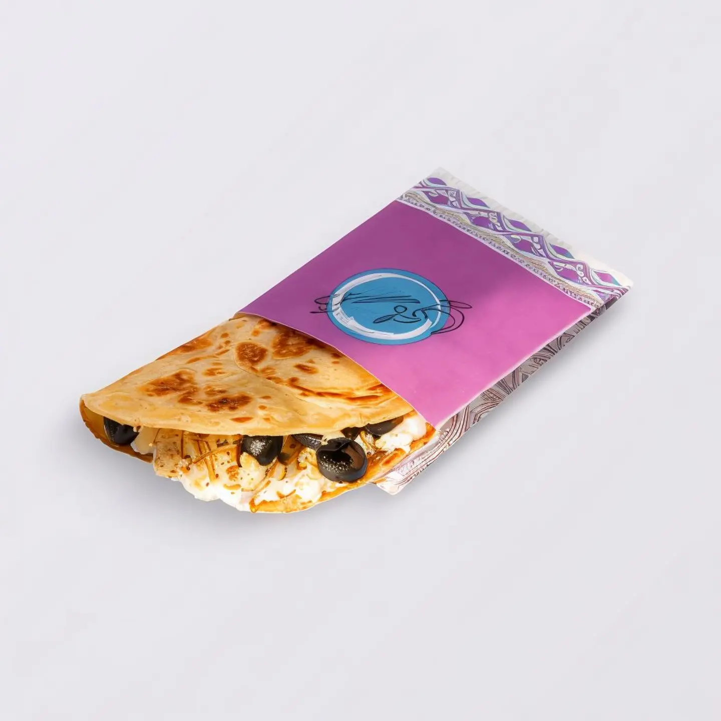 خبزه جبنة وحلاوه وزيتون