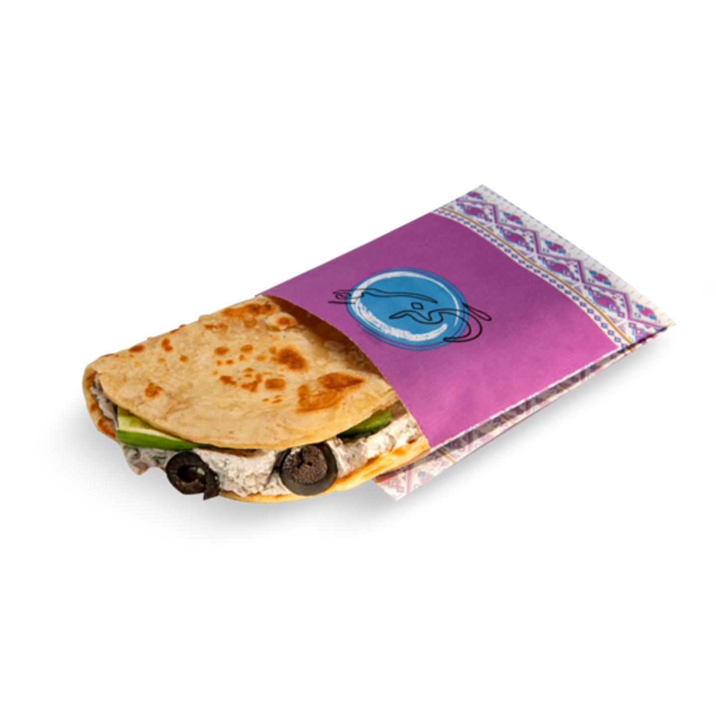 خبزه جبنة بالنعناع