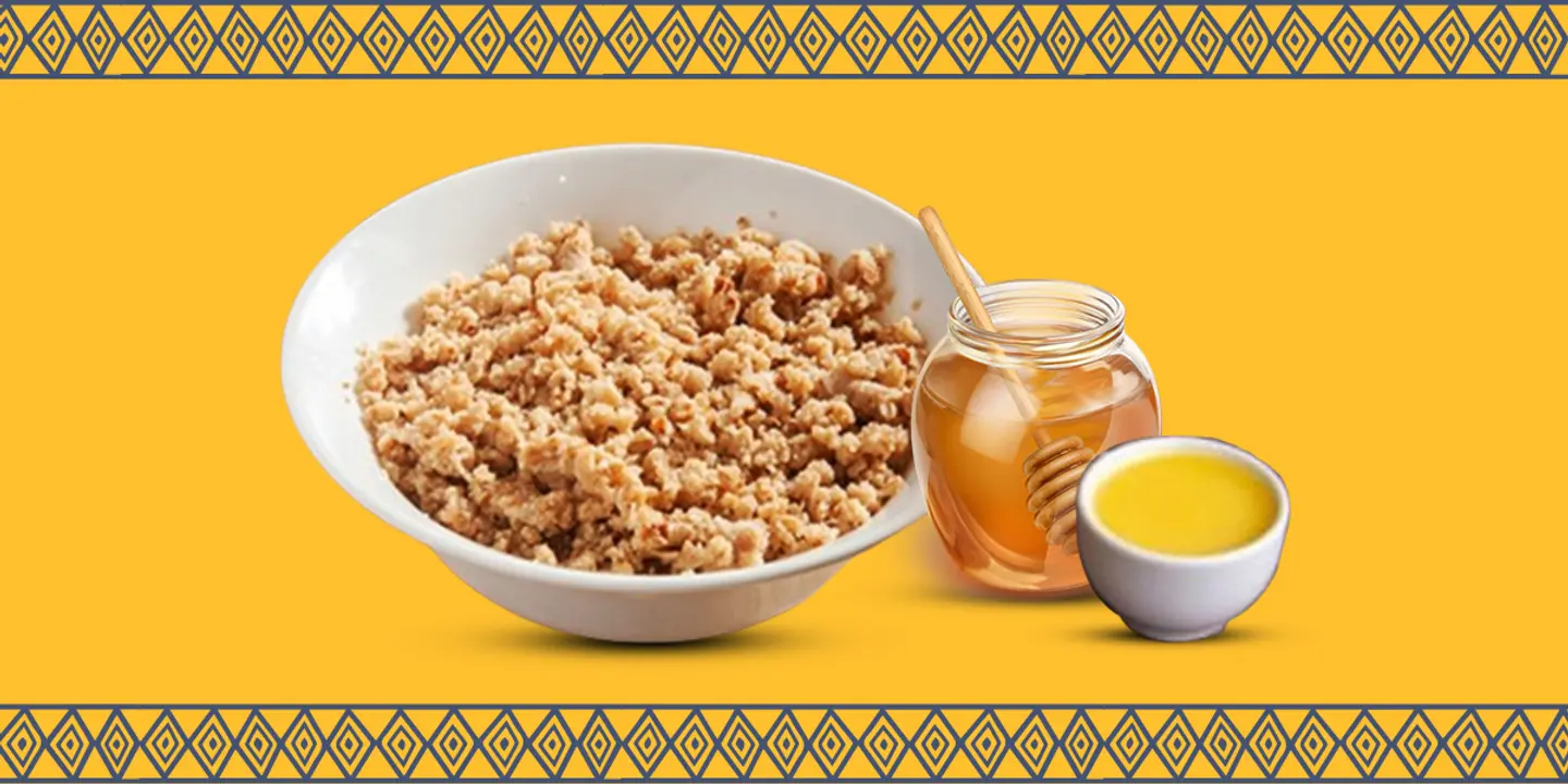 Ghee Fattah With Honey