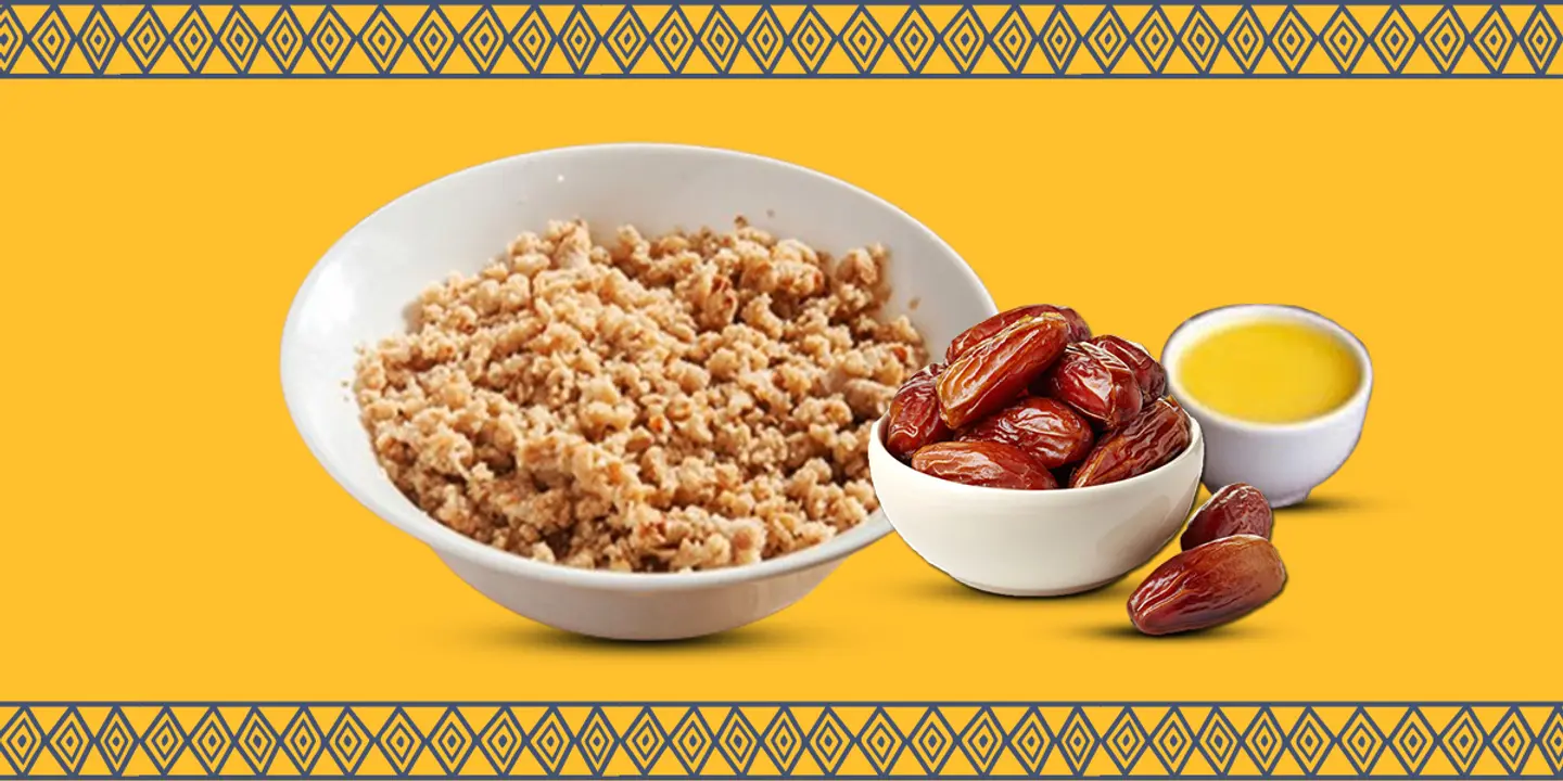 Dates Fattah With Ghee