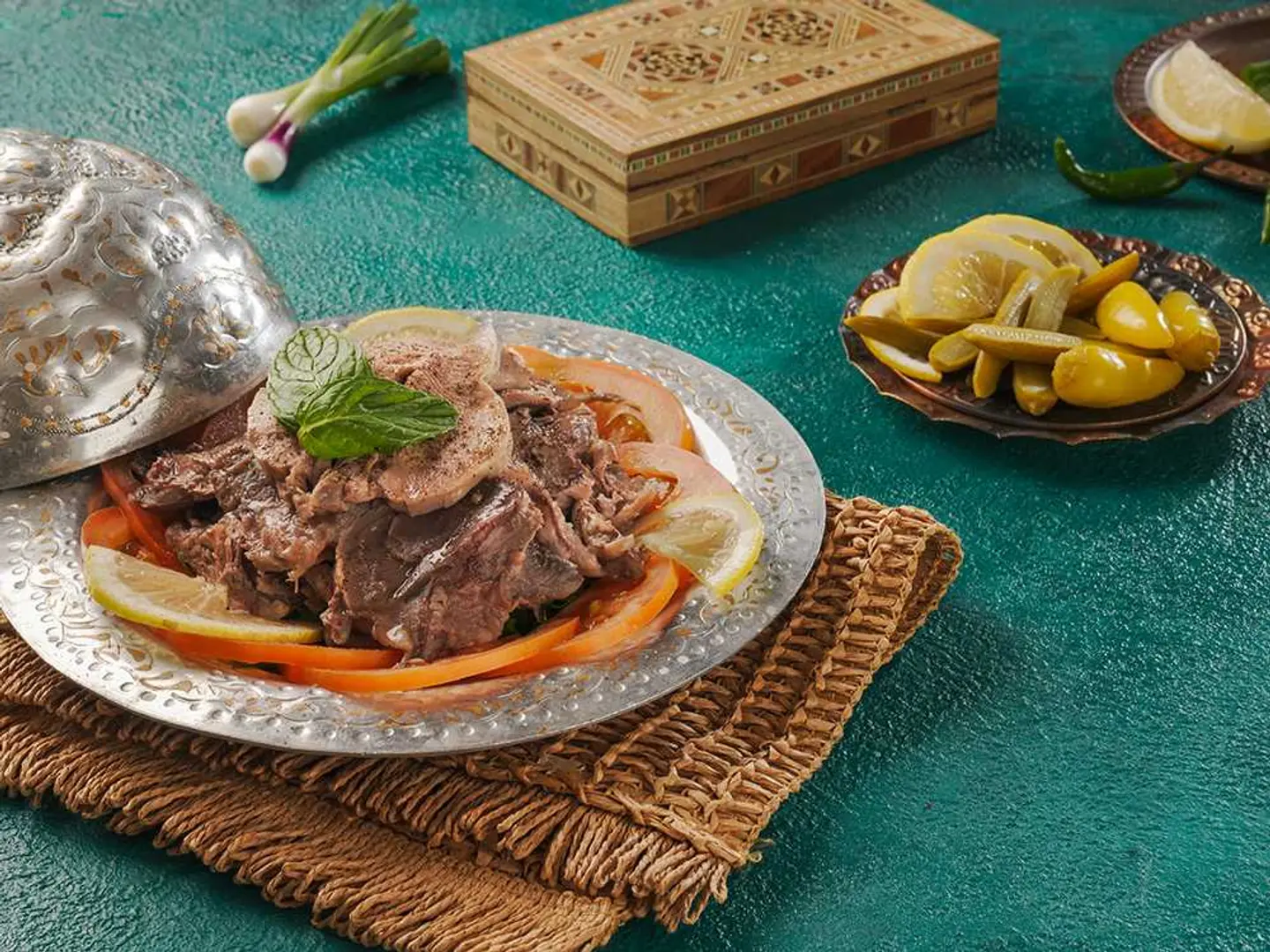 لحم رأس خروف