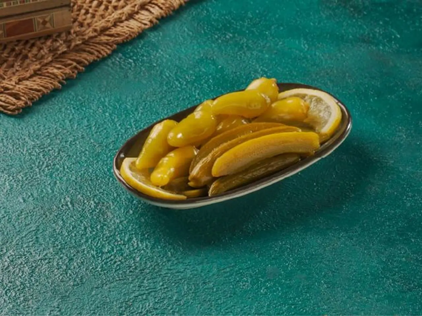 Plate Of Mixed Pickles