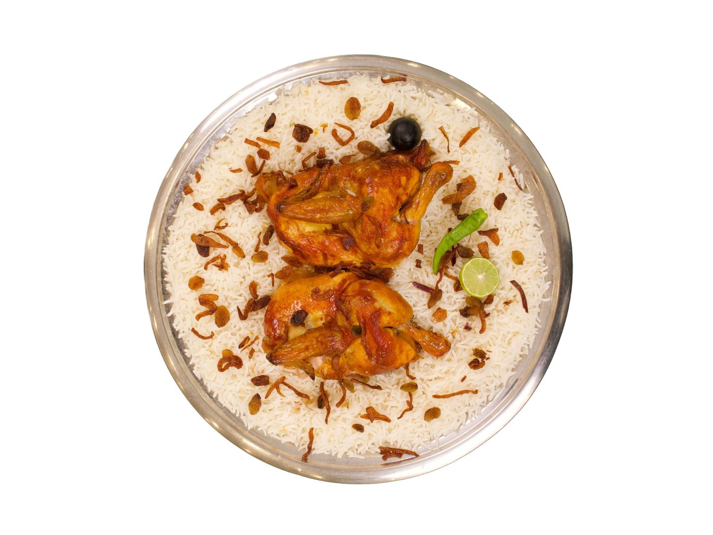 Half Chicken Grill With Rice