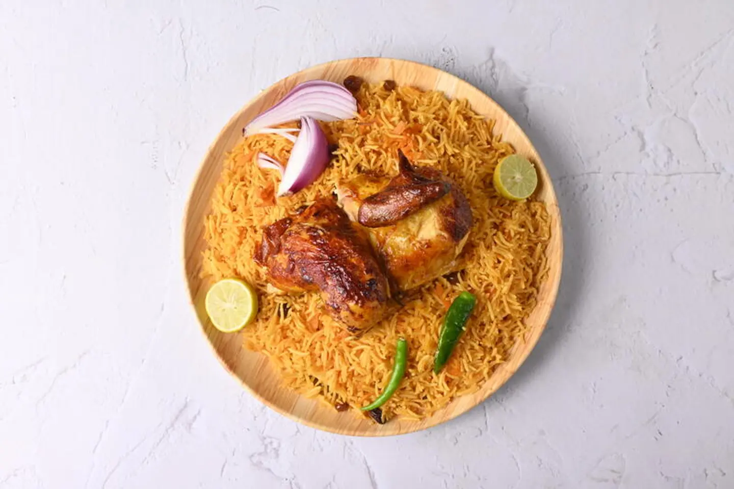 نص شواية مع الرز