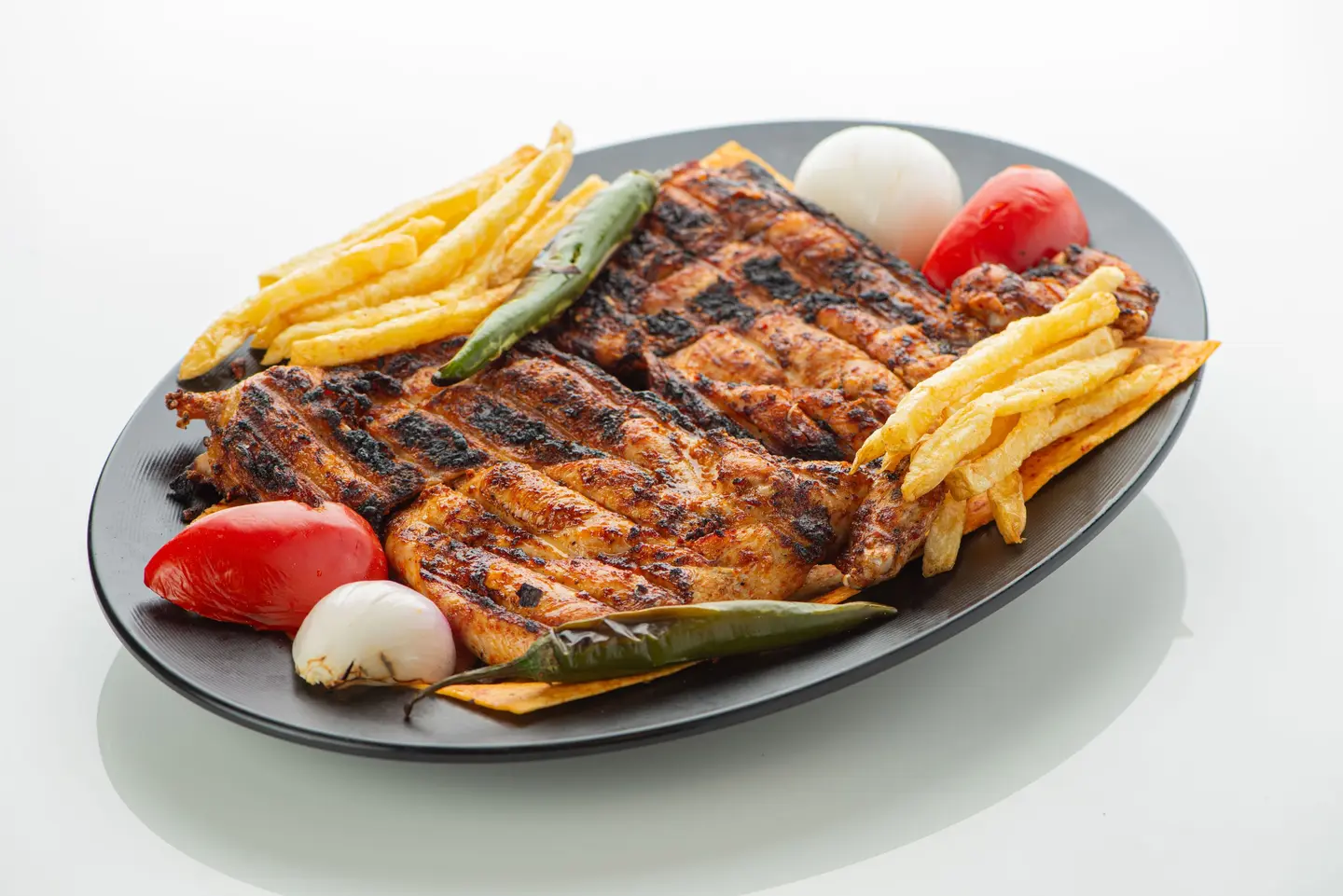 حبة دجاج فحم