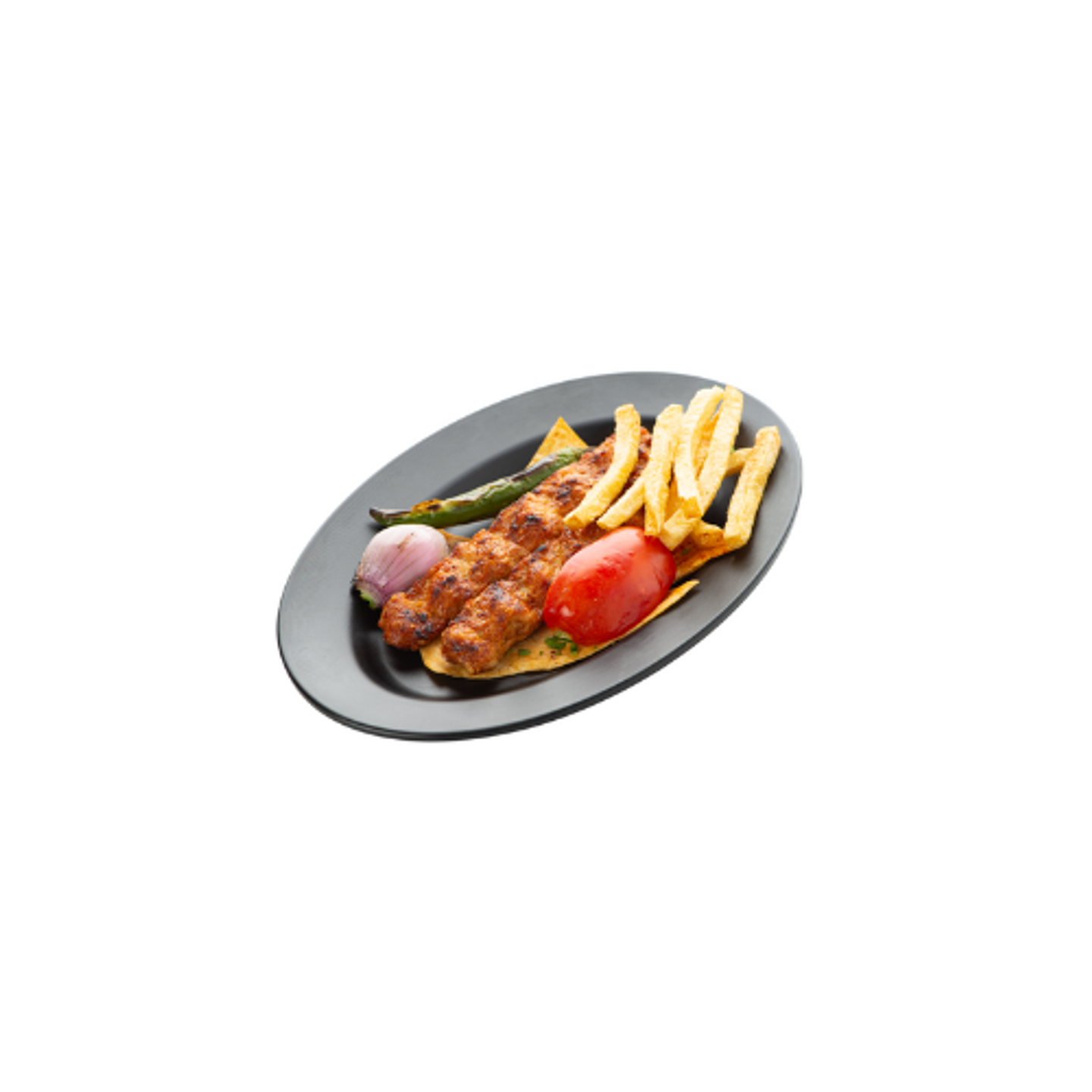 Chicken Kebab Plate (2 Skewers