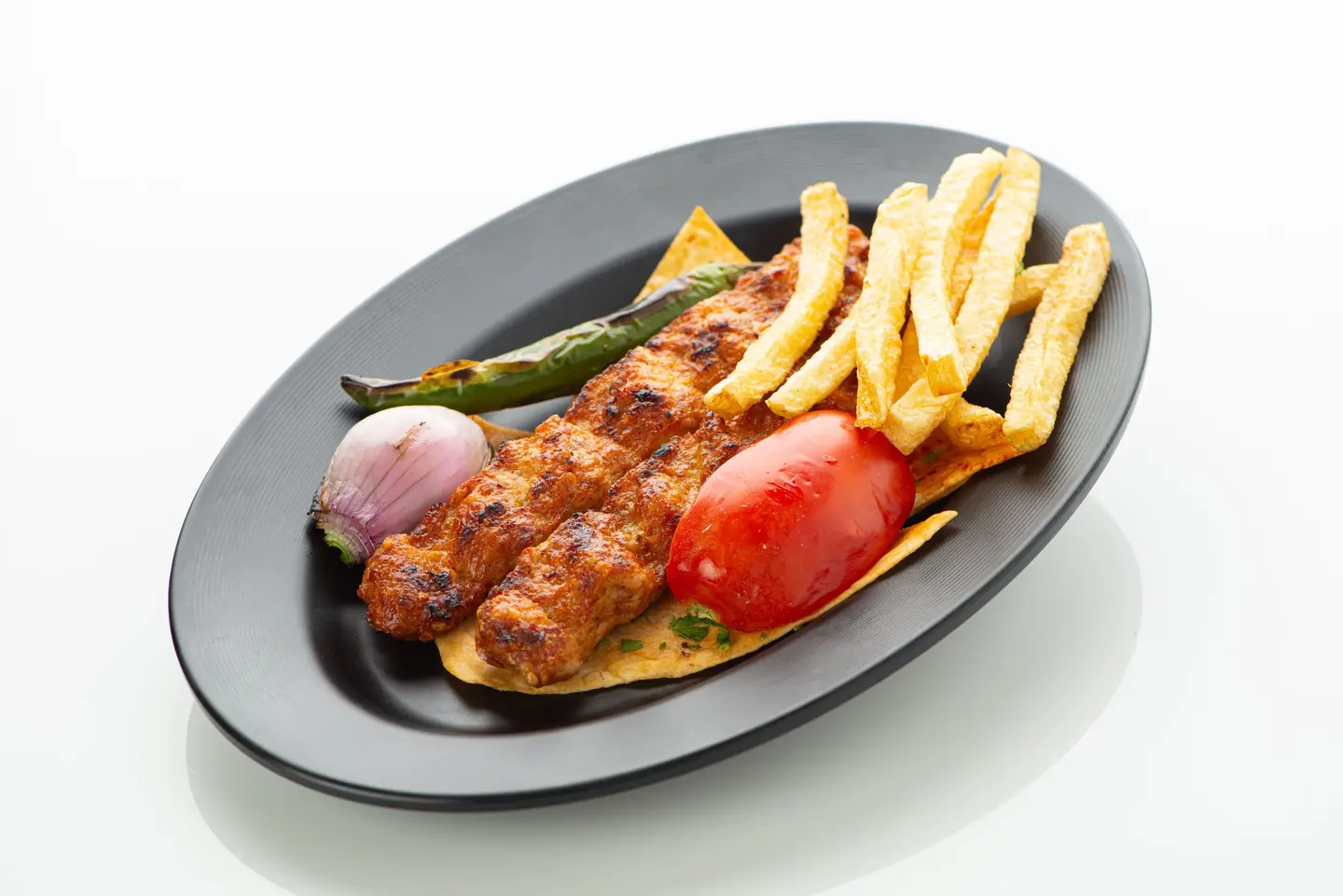 صحن كباب دجاج2 سيخ