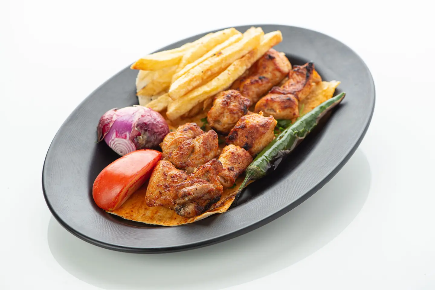 صحن شيش طاوق2 سيخ