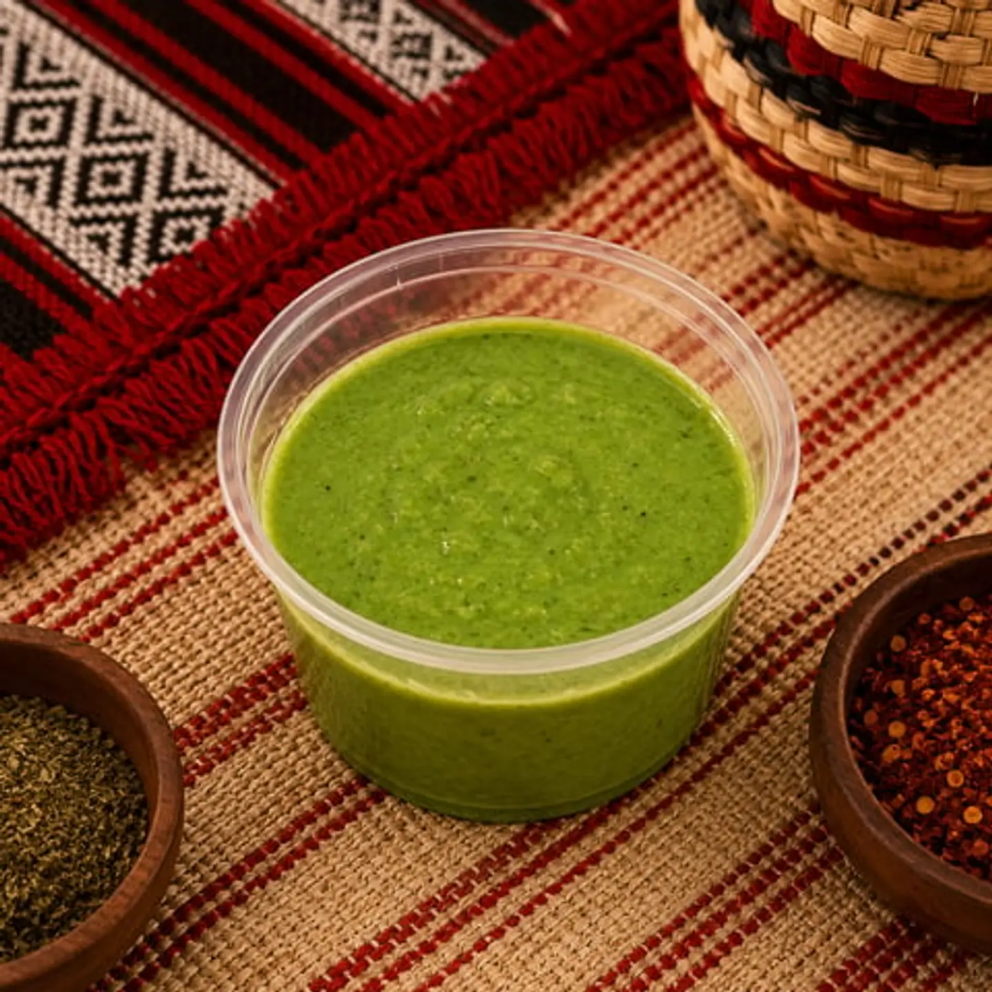سلطة خضراء حار