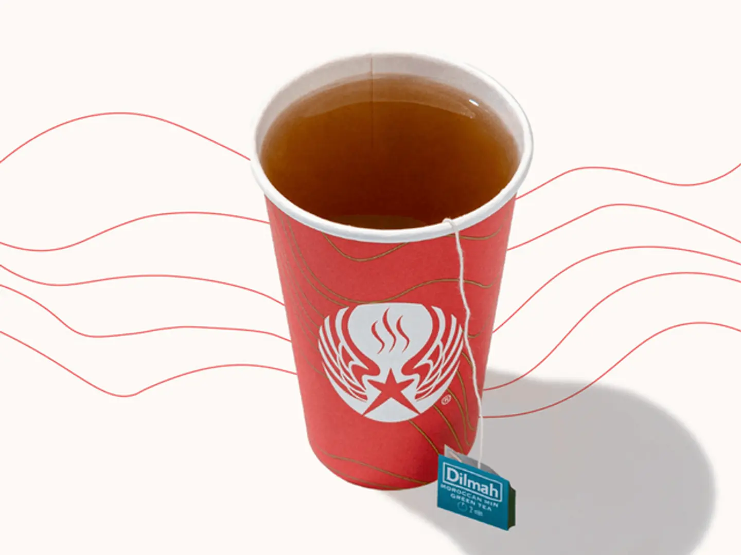 شاي مغربي وسط