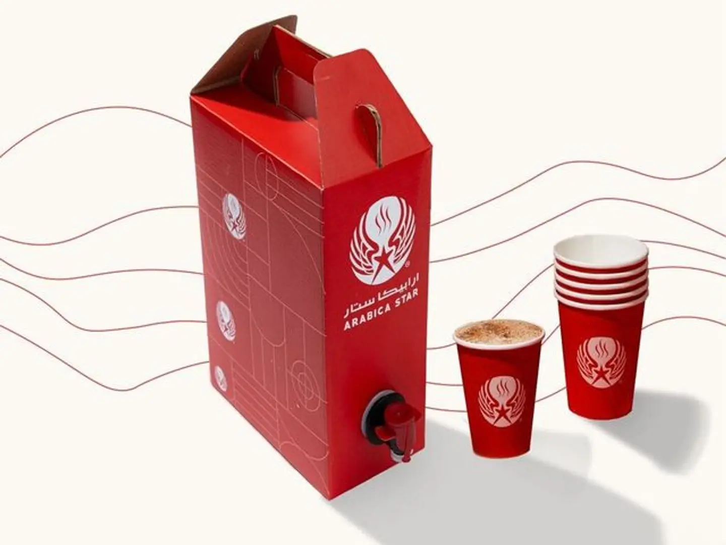 بوكس قهوة اليوم كولومبية كبير