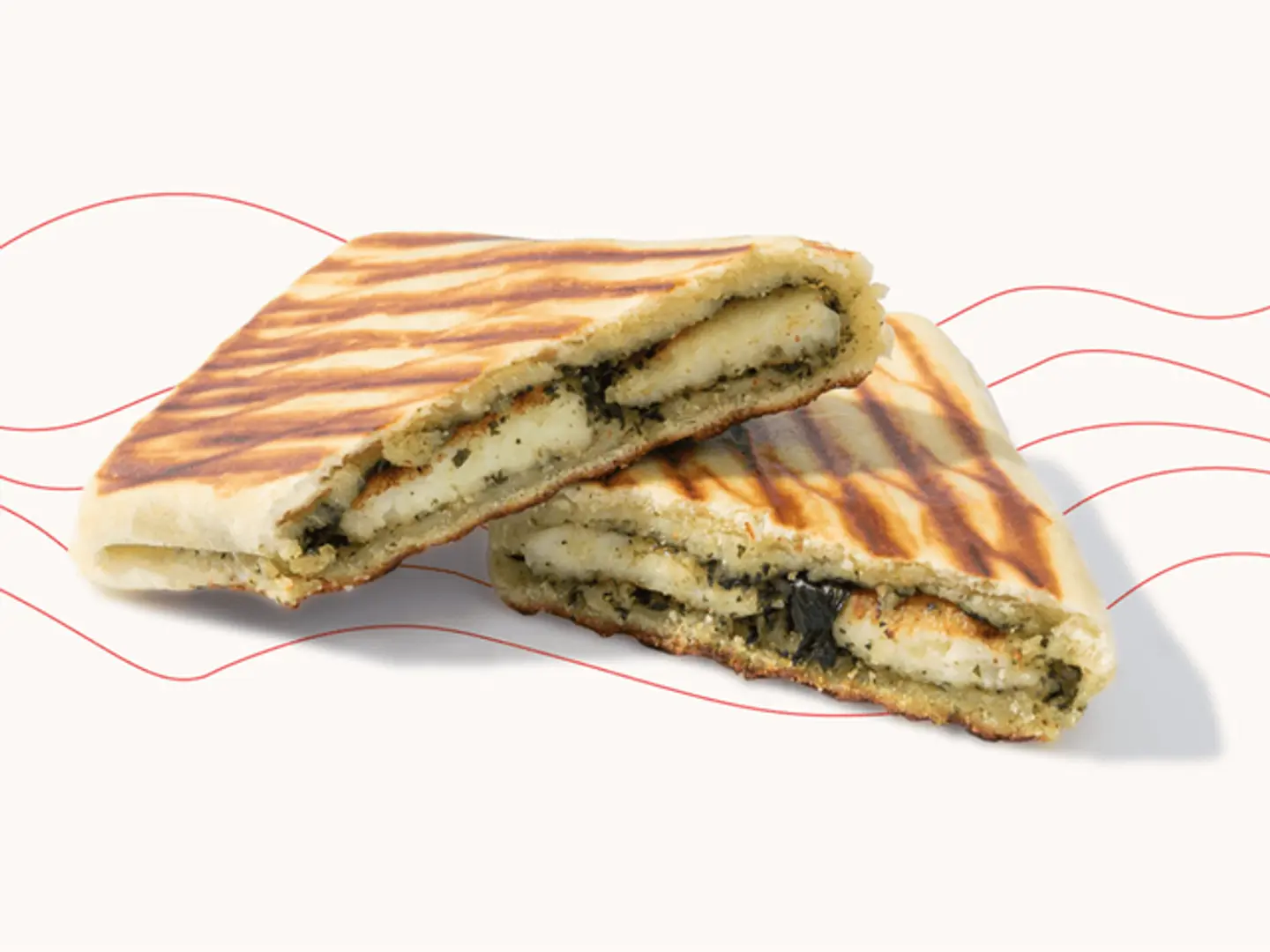 بانيني بيستو حلوم مشوي