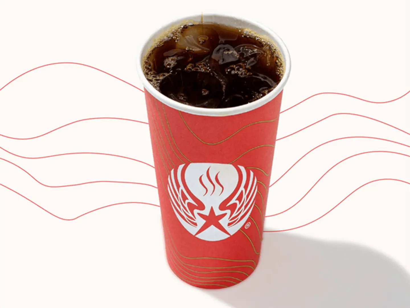 قهوه كولومبيه مثلجه وسط