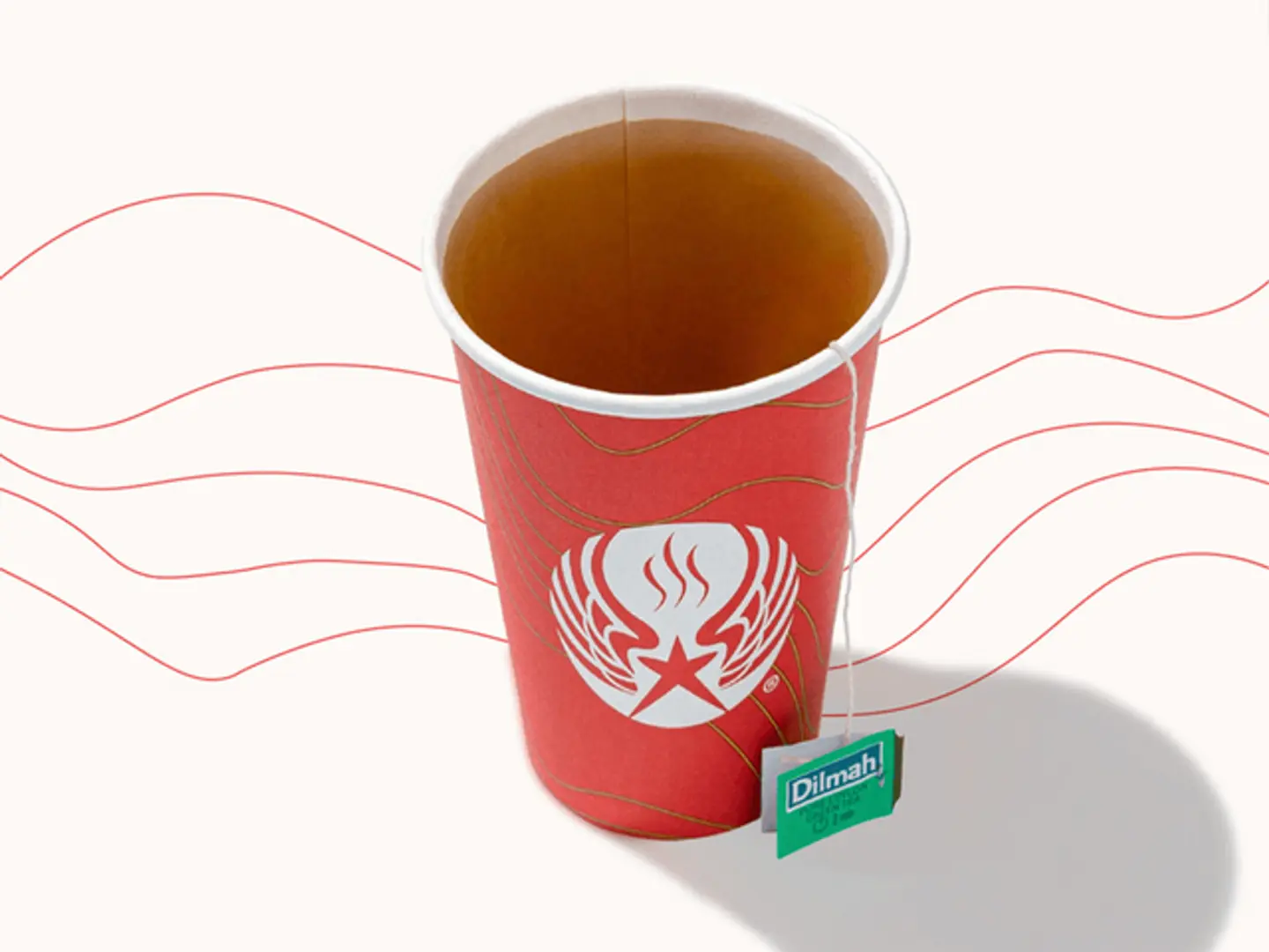 شاي اخضر وسط