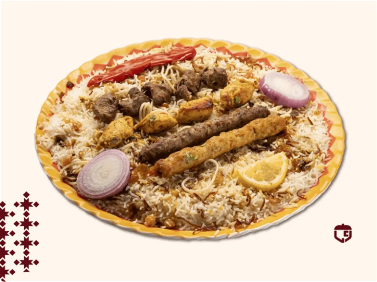 نفر مشويات مع الرز