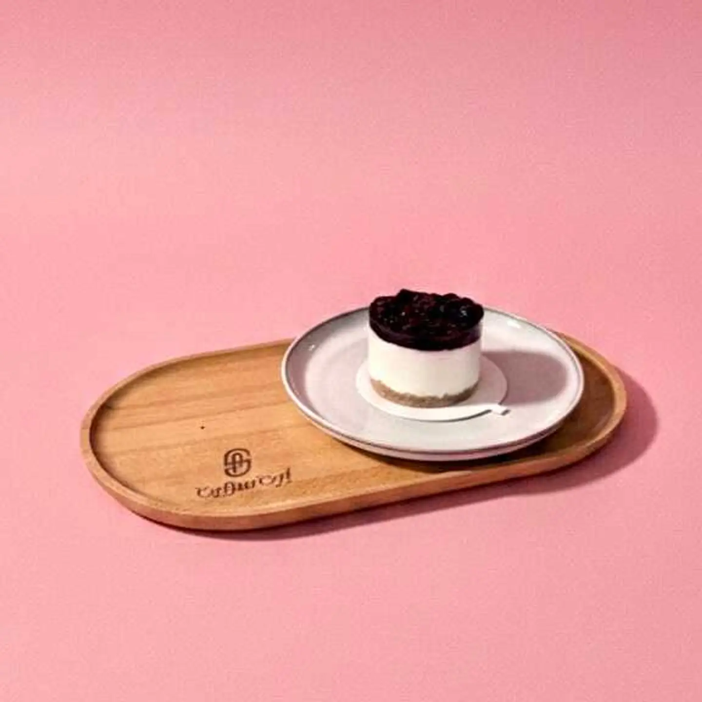 تشيز كيك توت ازرق