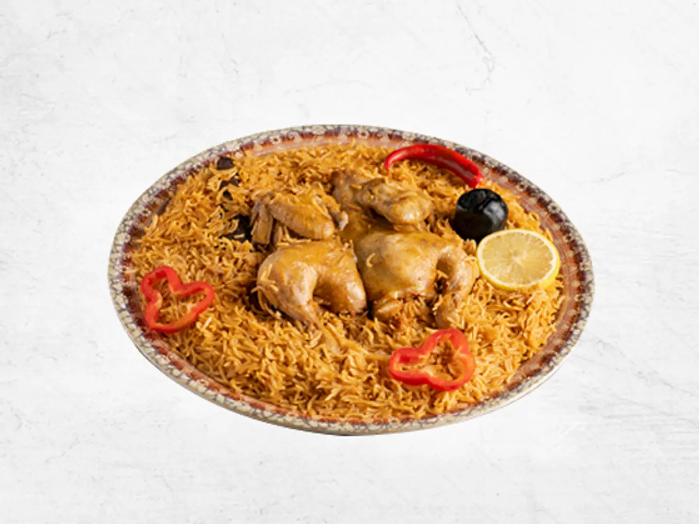 نصف حبة دجاج مضغوط