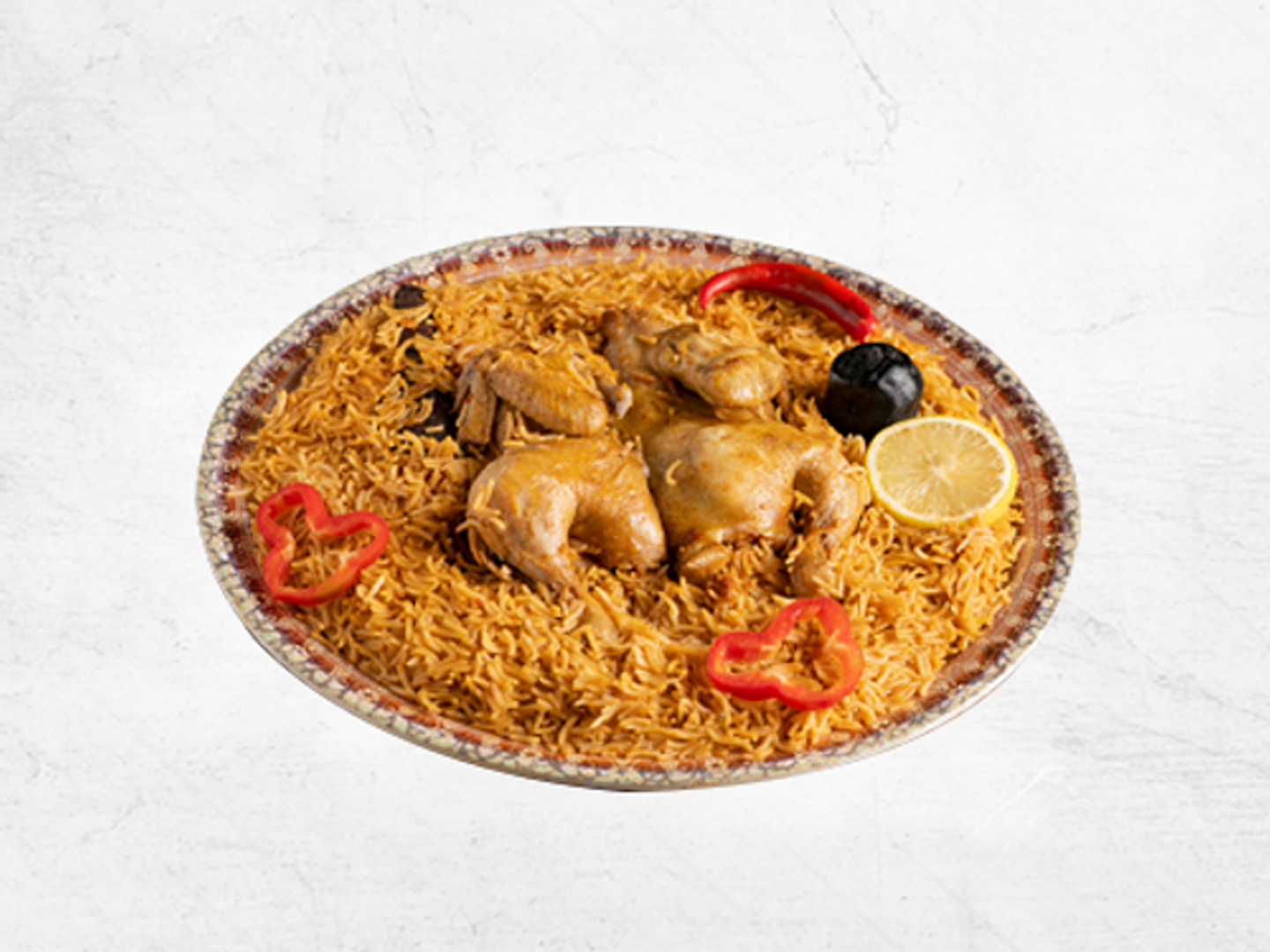 نصف حبة دجاج مضغوط