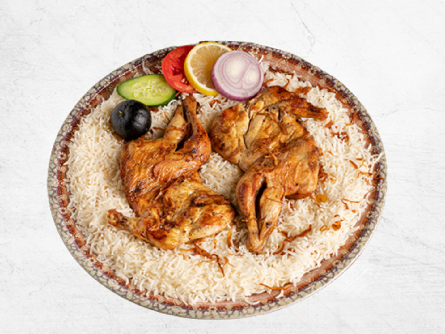 نصف دجاج مظبي