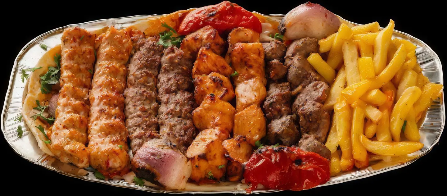 Mixed Grilled Kebab   Half Kilo