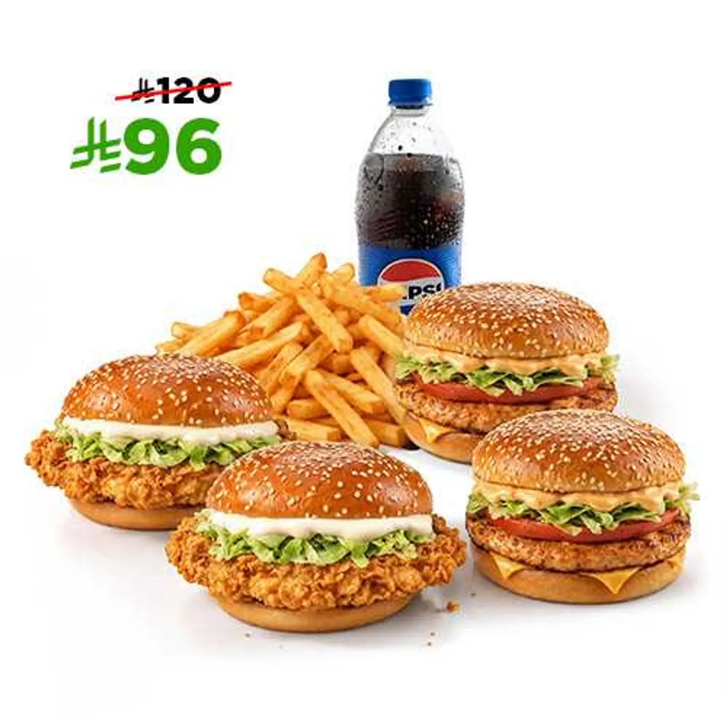 Crunch Classic & Bbq Burger Combo
