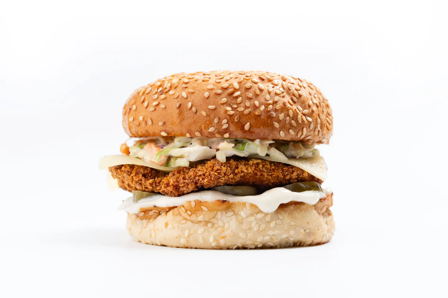 برجر اسكالوب الدجاج