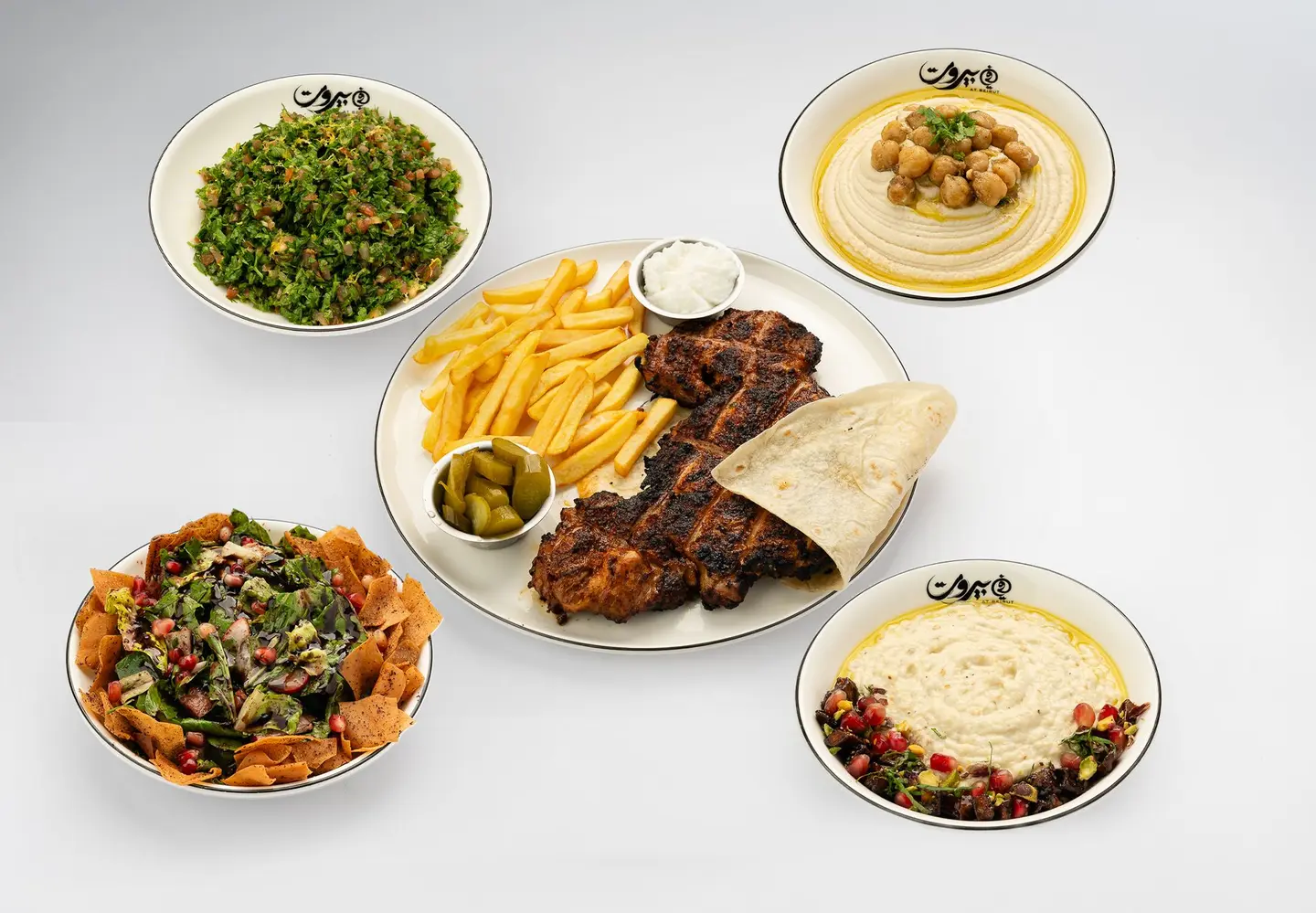 وجبة دجاج مشوي كاملة