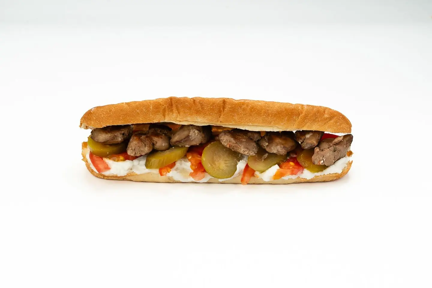 ساندويتش كبدة الدجاج