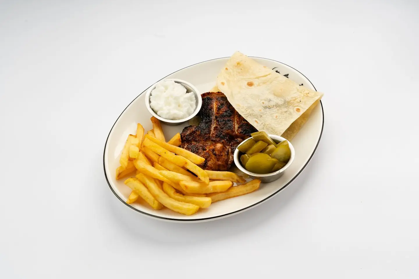 نص فــــروج على الفحم