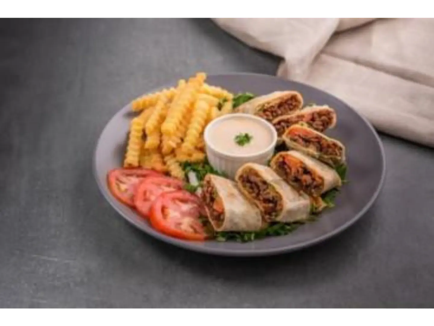 Small Arabic Plate Of Meat
