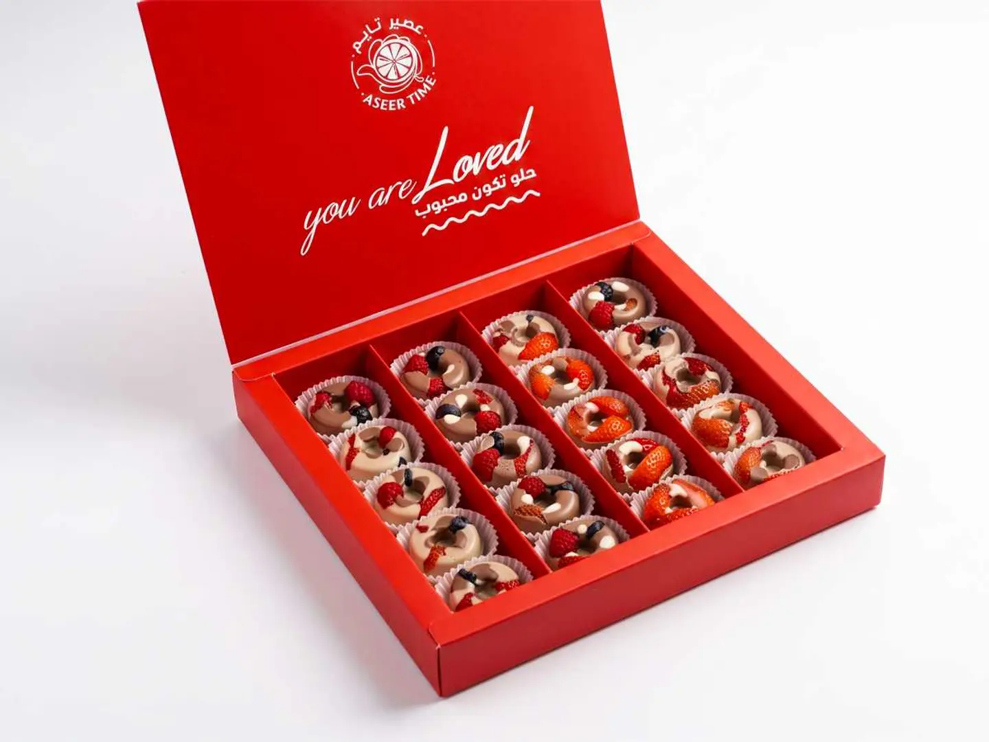 Mini Berries Donuts Box (20 Pcs)