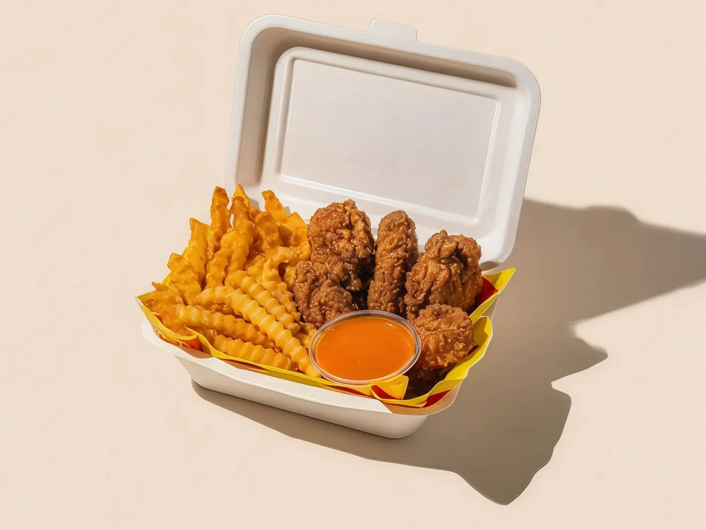 وجبة أجنحة الدجاج ٥ قطع