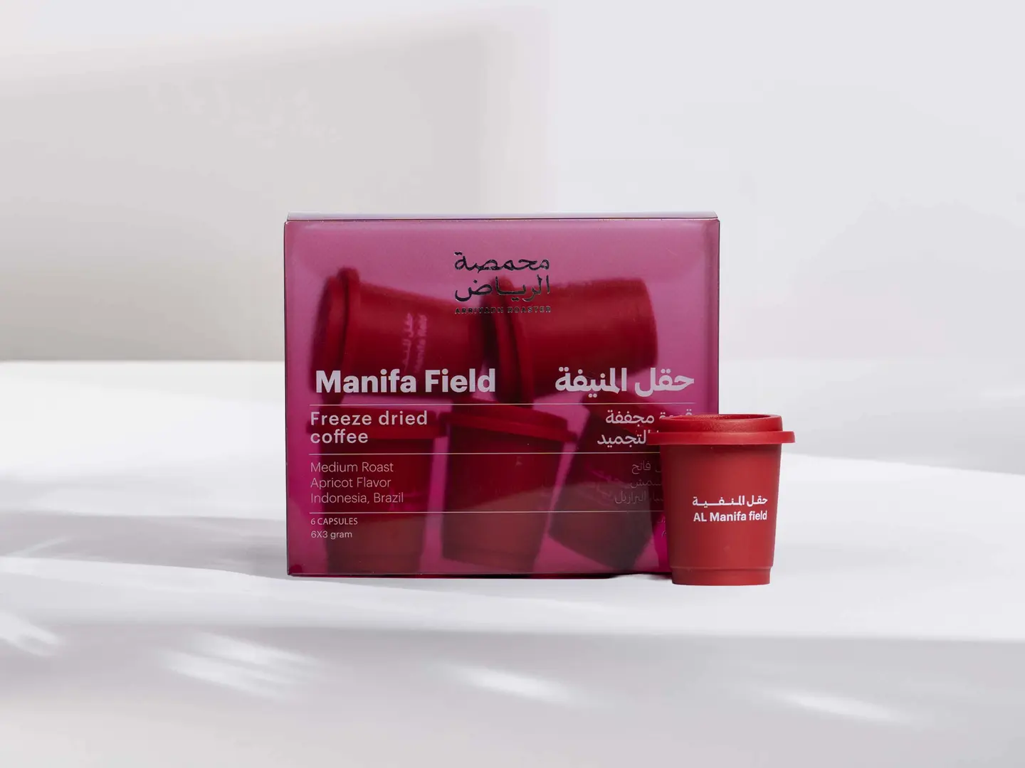 قهوة سريعة الذوبان منكهه حقل المنيفة