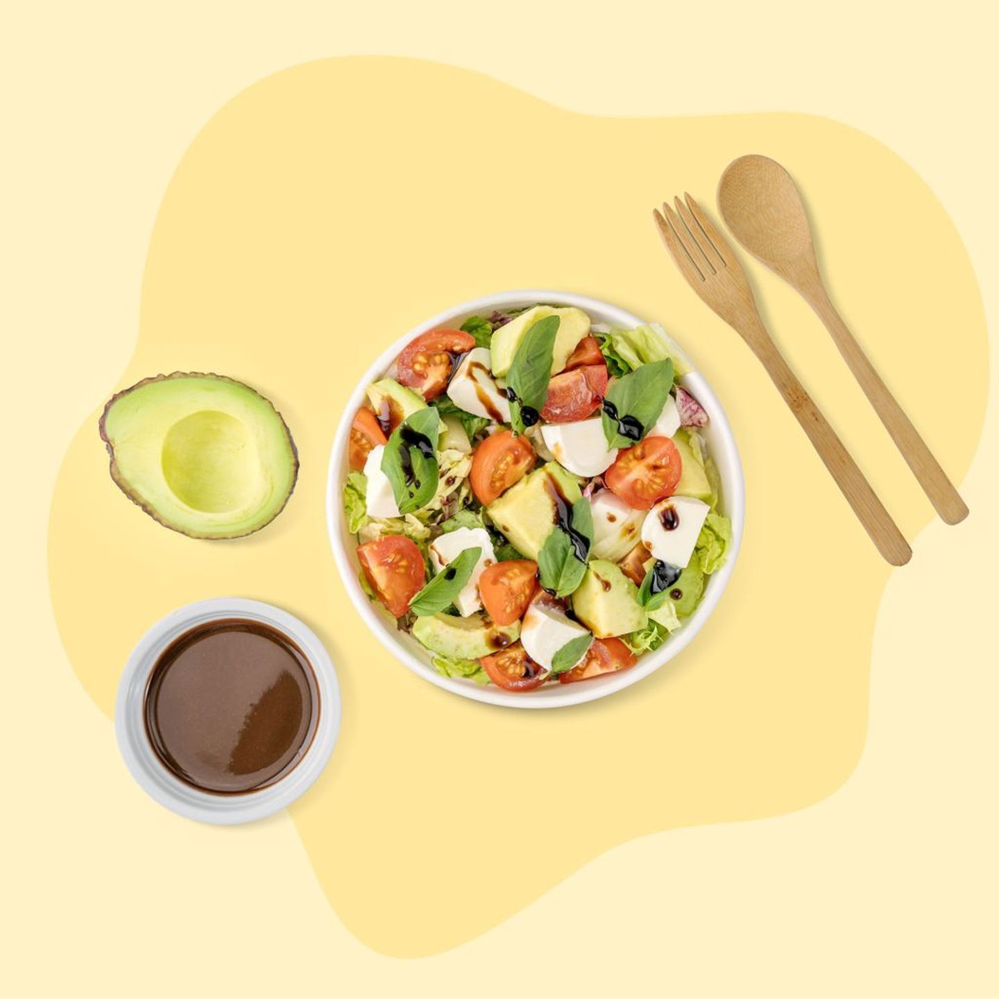 Avocado Caprese Bowl