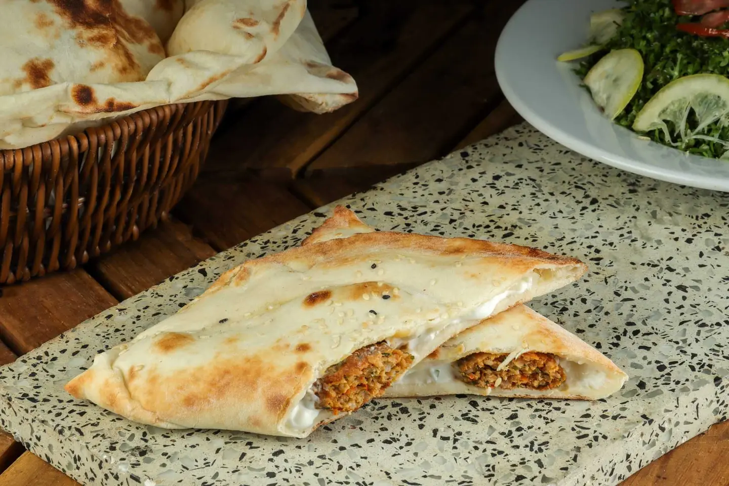 Chicken Kebab Pie With Labneh