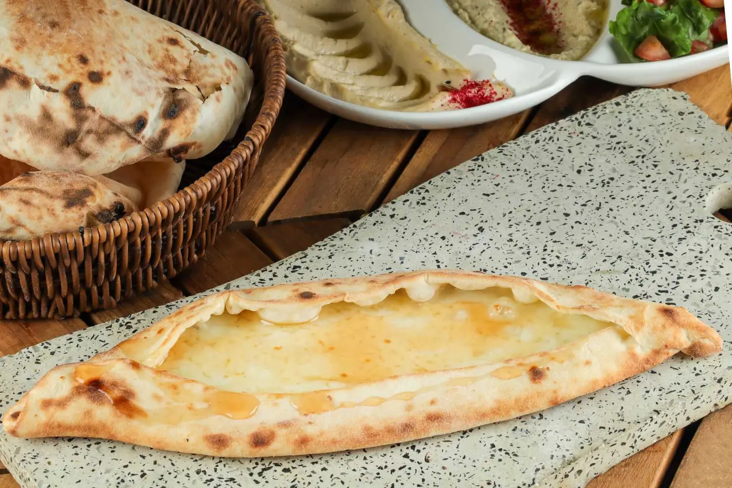 Labneh, Cheese, And Honey